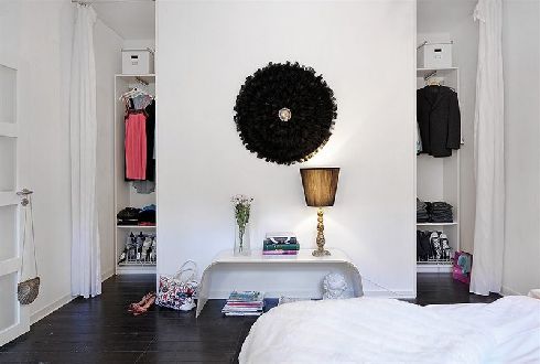 Elegant and Interesting White Apartment Swedish Style 10